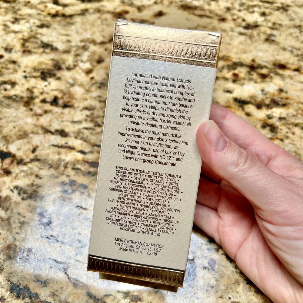 Merle Norman Luxiva Day Creme with HC-12 Moisturizer 2 oz New in Box